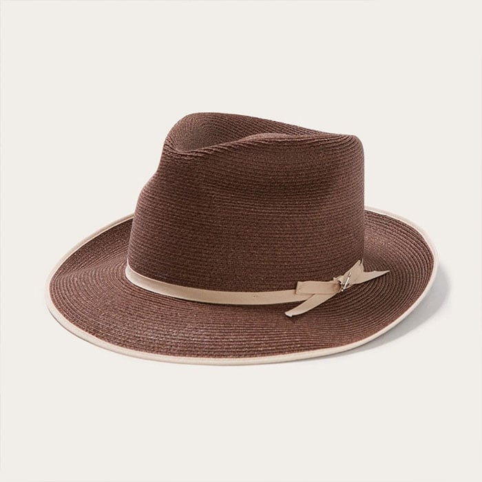 Ridgehat Hemp Fedora-Brown