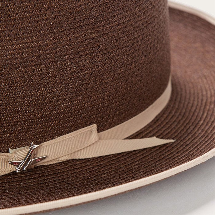 Ridgehat Hemp Fedora-Brown