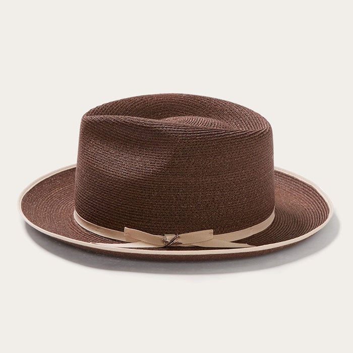Ridgehat Hemp Fedora-Brown