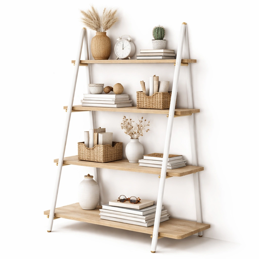 Estanteria decorativa estilo escandinavo-SelviaNest