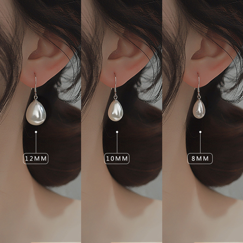 ⏰Limited Time 40% OFF⏰ Handpicked White Akoya Pearl Earrings, AAAA Quality, Sterling Silver, Vintage Drop Design