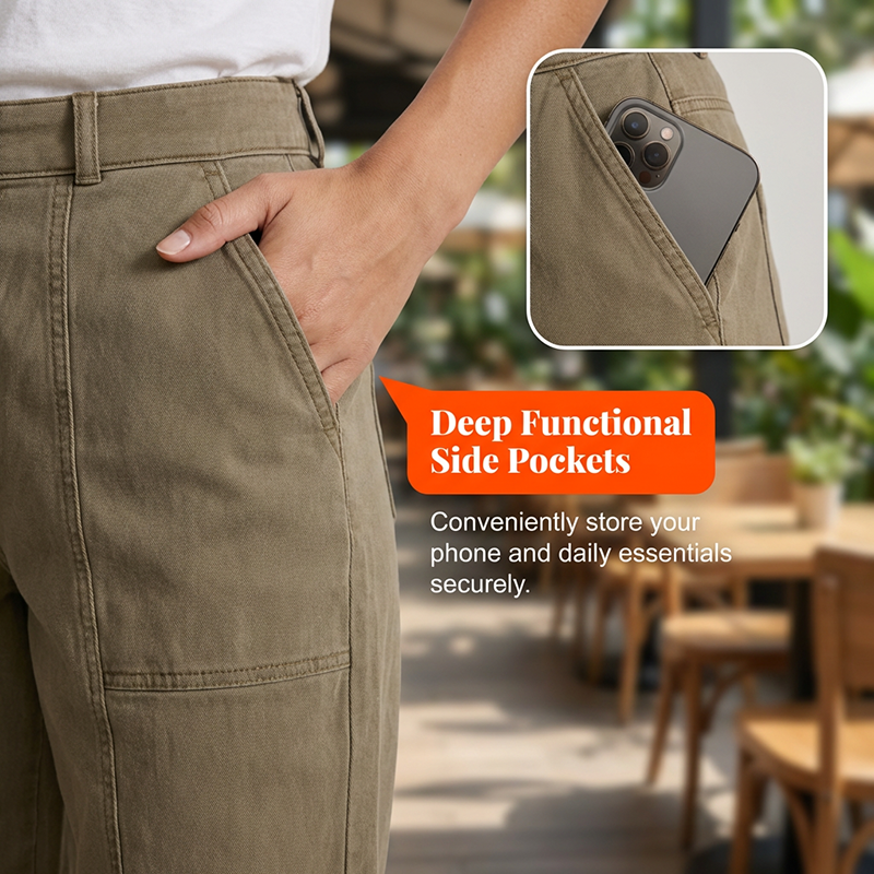 💐Pantalon Utilitaire Fuselé Femme ✅ Taille Haute & Coupe Flatteuse | Pratique et Élégant 👖 -50% AUJOURD’HUI 🔥