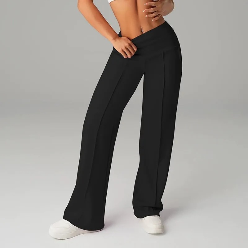 💕Pantalon droit uni pour femme