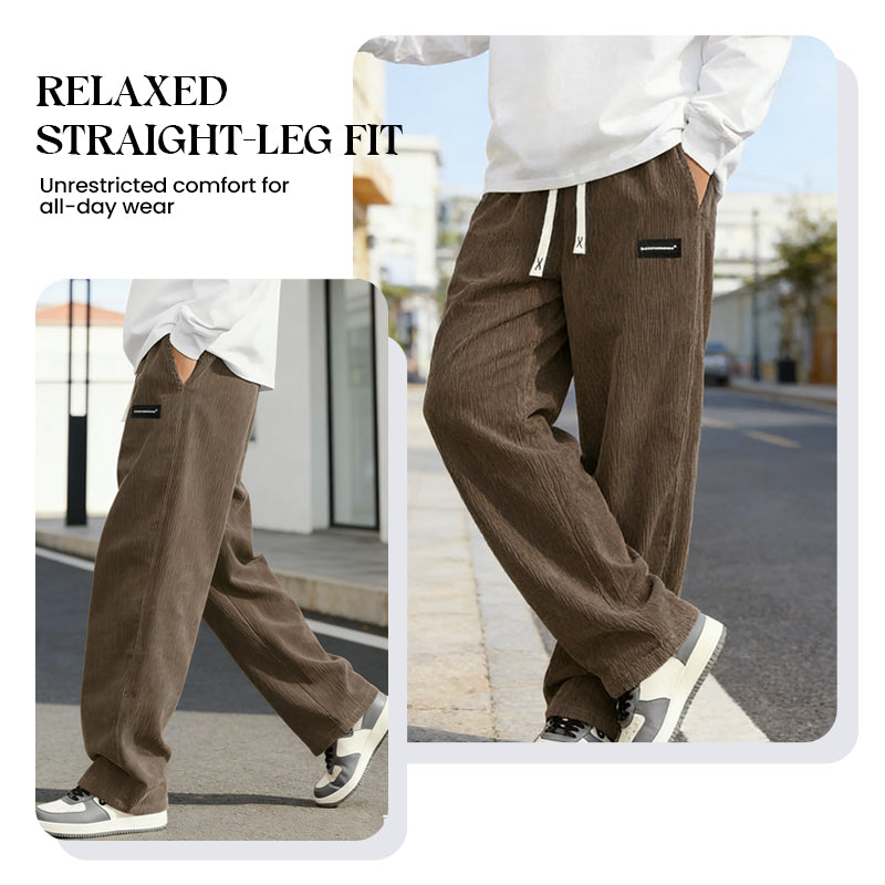 📢📢60 % de réduction !! ⏰Pantalon ample à cordon et poches pour homme