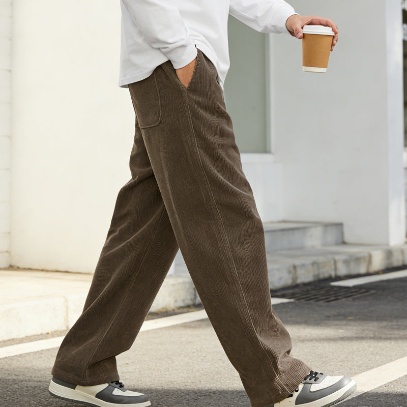 📢📢60 % de réduction !! ⏰Pantalon ample à cordon et poches pour homme