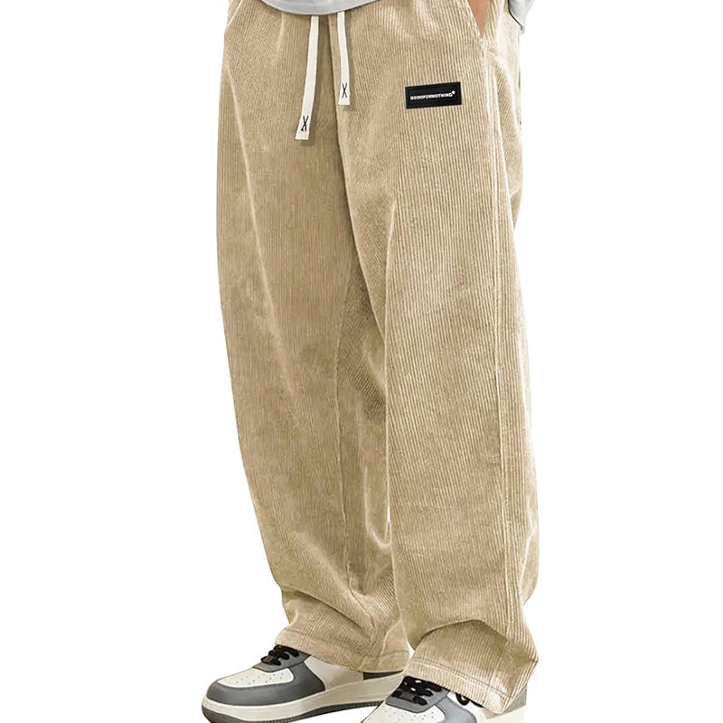 📢📢60 % de réduction !! ⏰Pantalon ample à cordon et poches pour homme