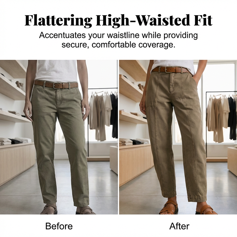 💐Pantalon Utilitaire Fuselé Femme ✅ Taille Haute & Coupe Flatteuse | Pratique et Élégant 👖 -50% AUJOURD’HUI 🔥