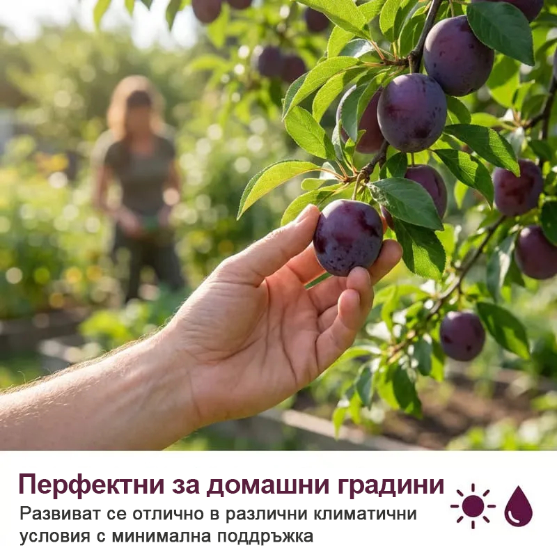 ⏰🍑Комплект за отглеждане на сливи Heirloom без ГМО, готови за засаждане (100 таблетки/опаковка)