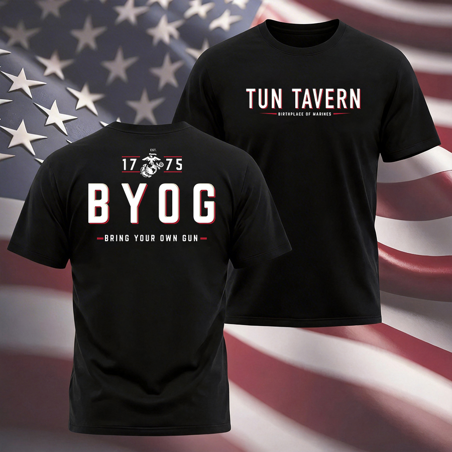 USMC T-Shirt - Tun Tavern - Made in the USA – Grunt Style