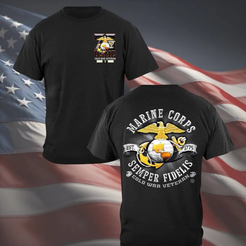 USMC 250th Anniversary shirt  –  Made in USA