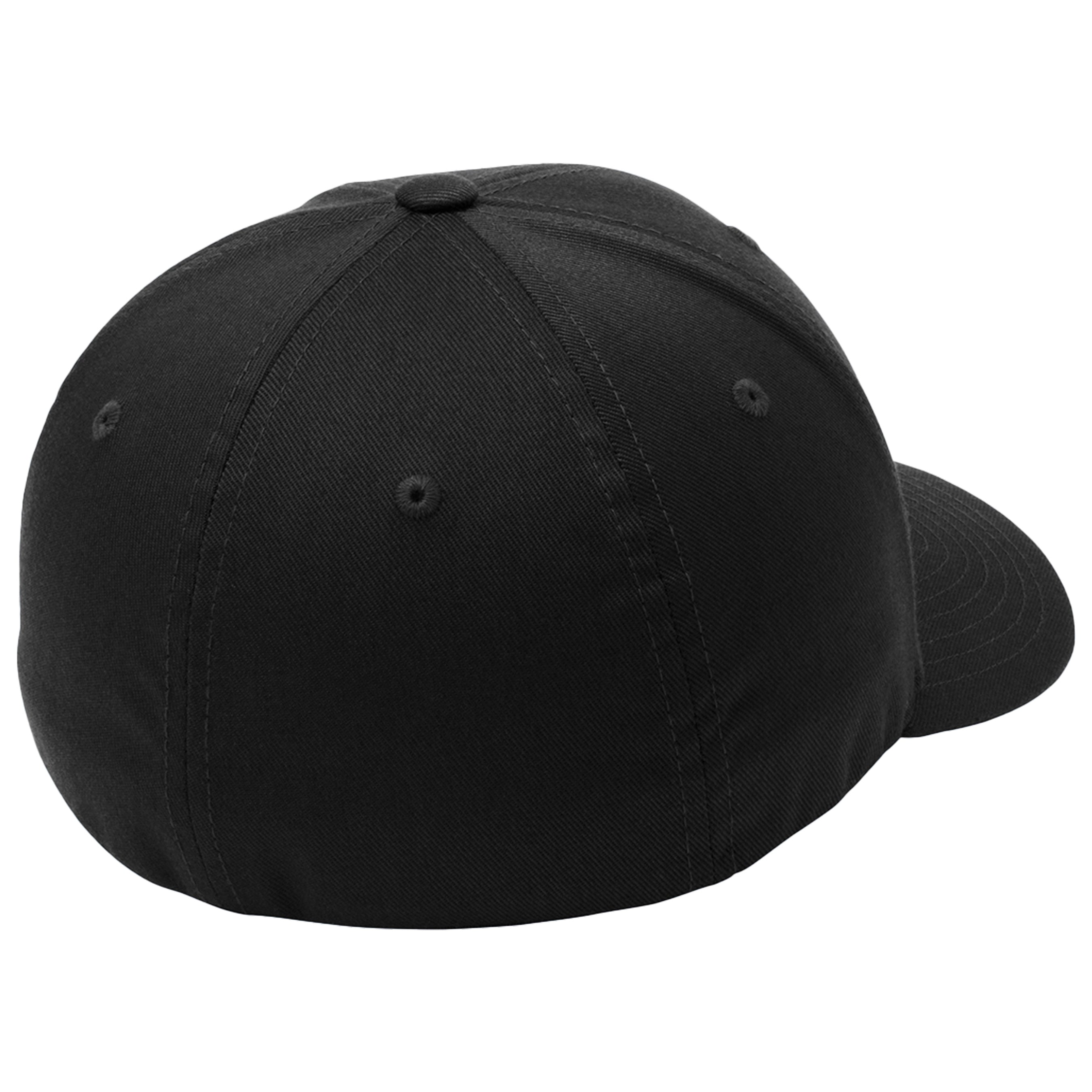 Marines Old School EGA Embroidered 'Blackout' Hat <br> Flexible Fit USMC Cover