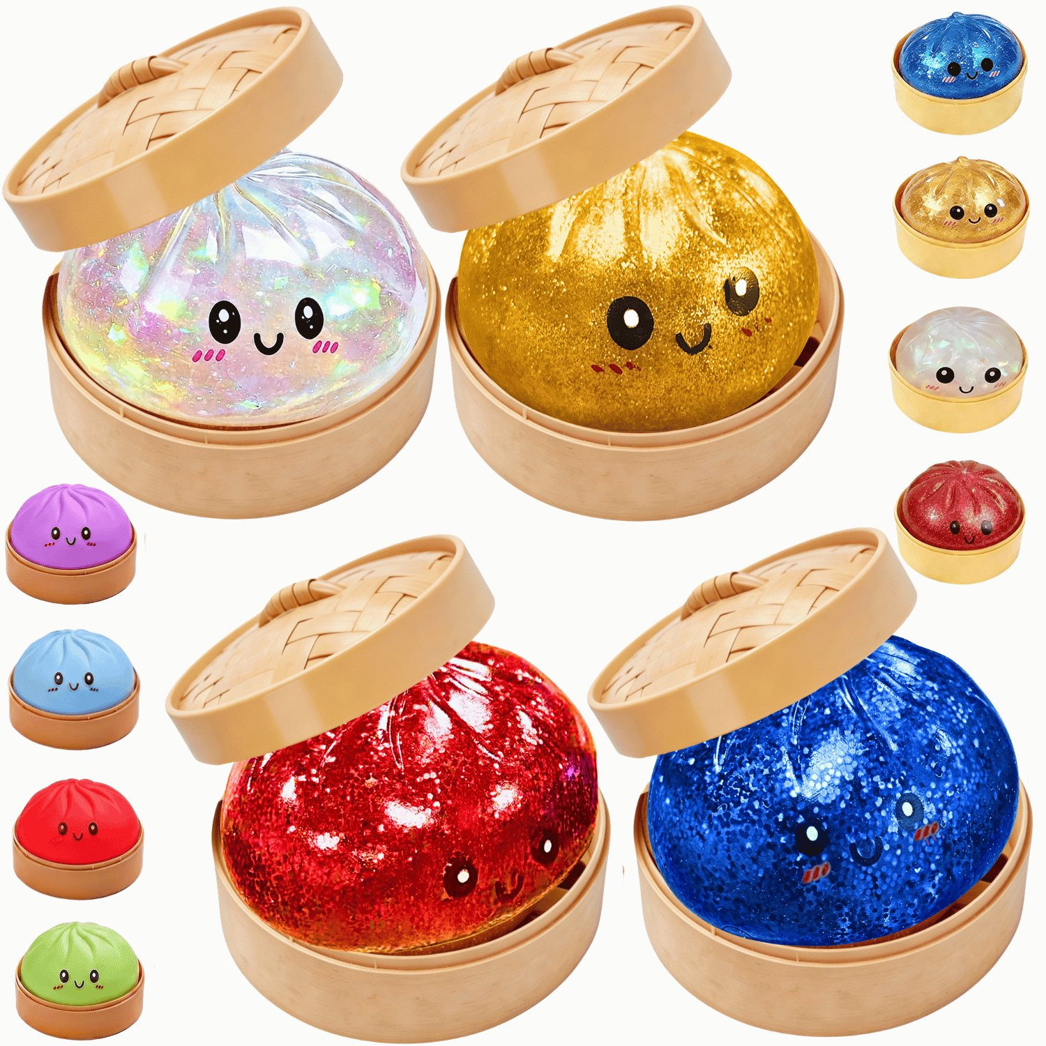 Dumpling-glitter4pcs