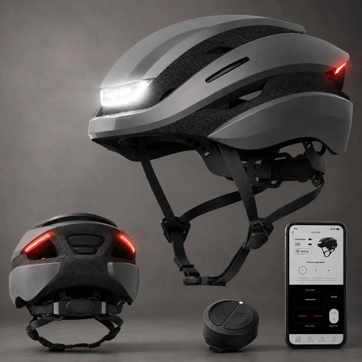 🔥Today's Special - Buy 1 Get 1 Free🔥 Smart LED Bike Helmet – Turn Signals & 3-Day Battery