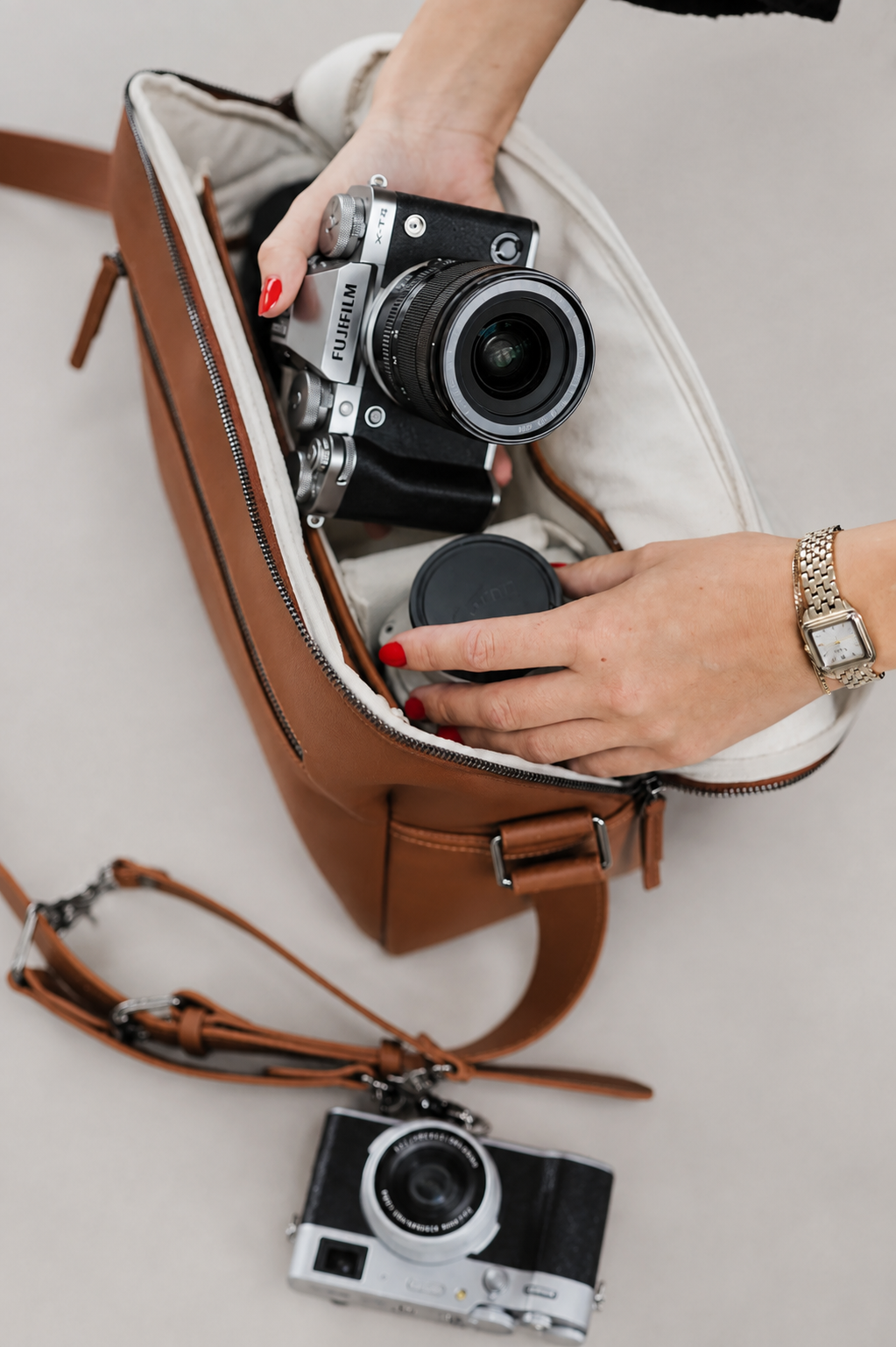 12L XL Camera Gear Bag with Adjustable Dividers for Camera, Drone and Accessories