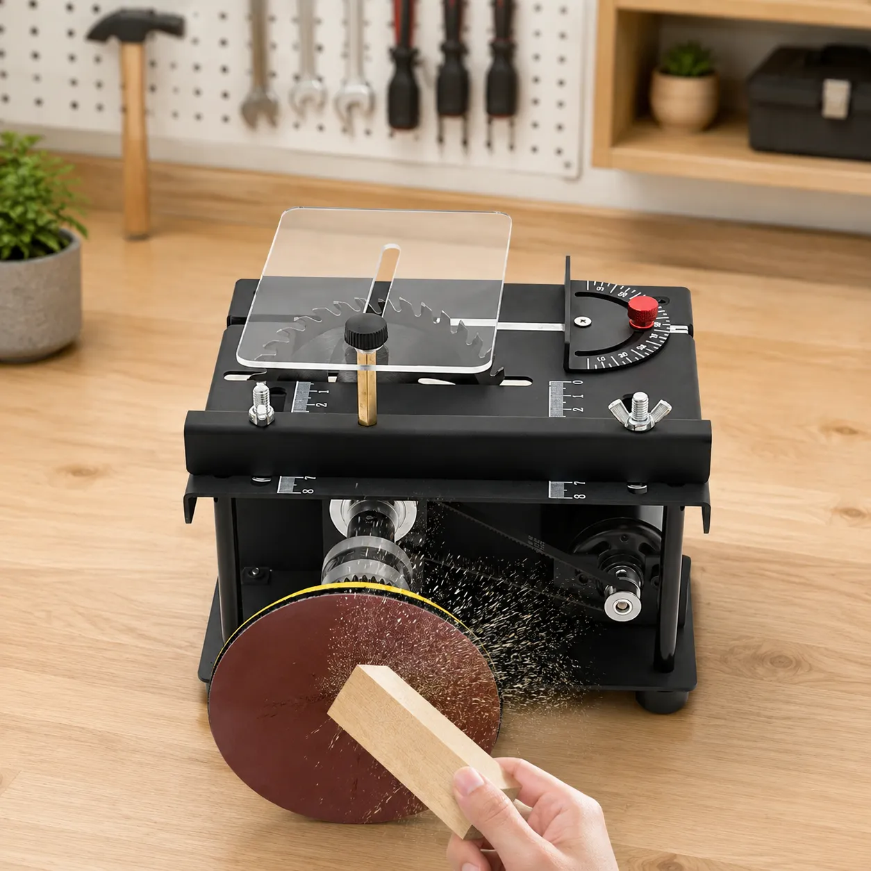 Desktop Precision Table Saw for DIY Makers and Woodworking Enthusiasts