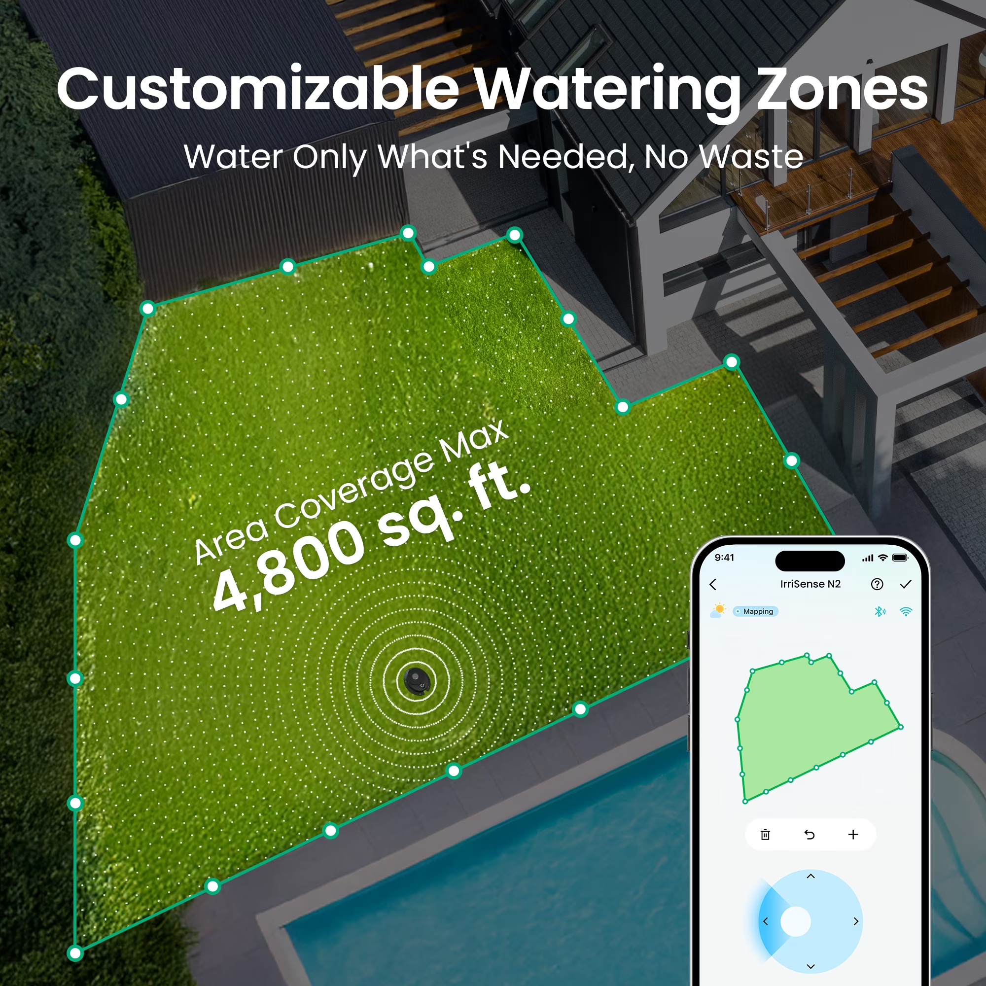 App Controlled Lawn Watering System with 10 Zones