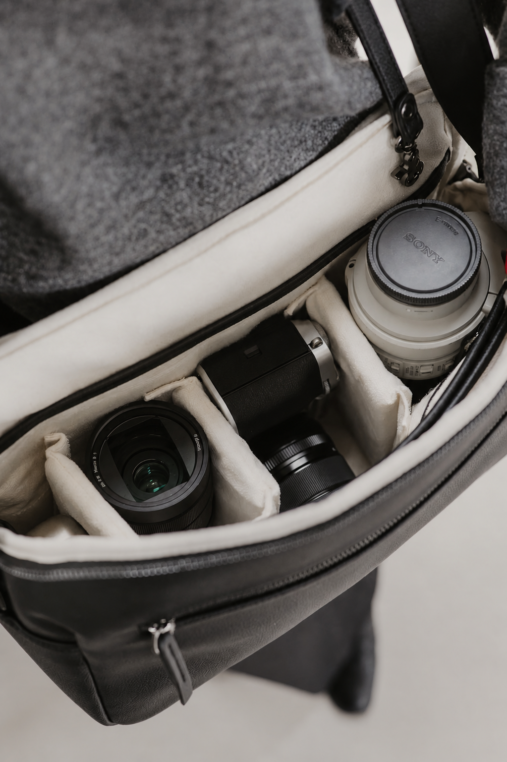 12L XL Camera Gear Bag with Adjustable Dividers for Camera, Drone and Accessories