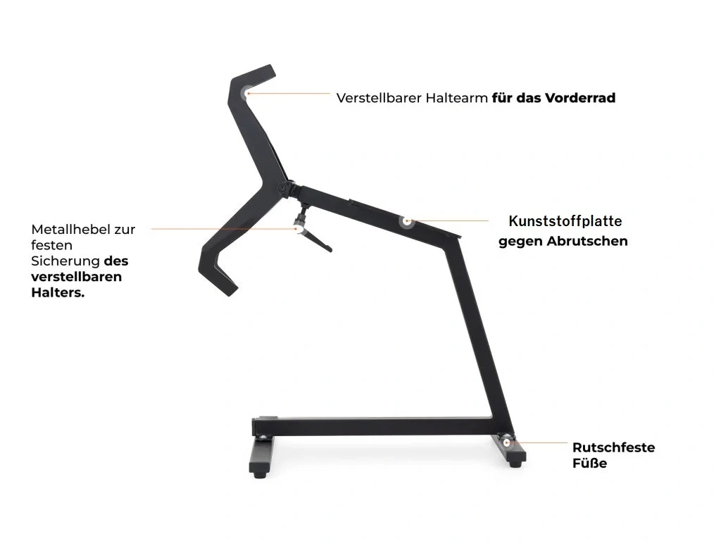 Universal Bicycle Parking Stand with Maintenance Support