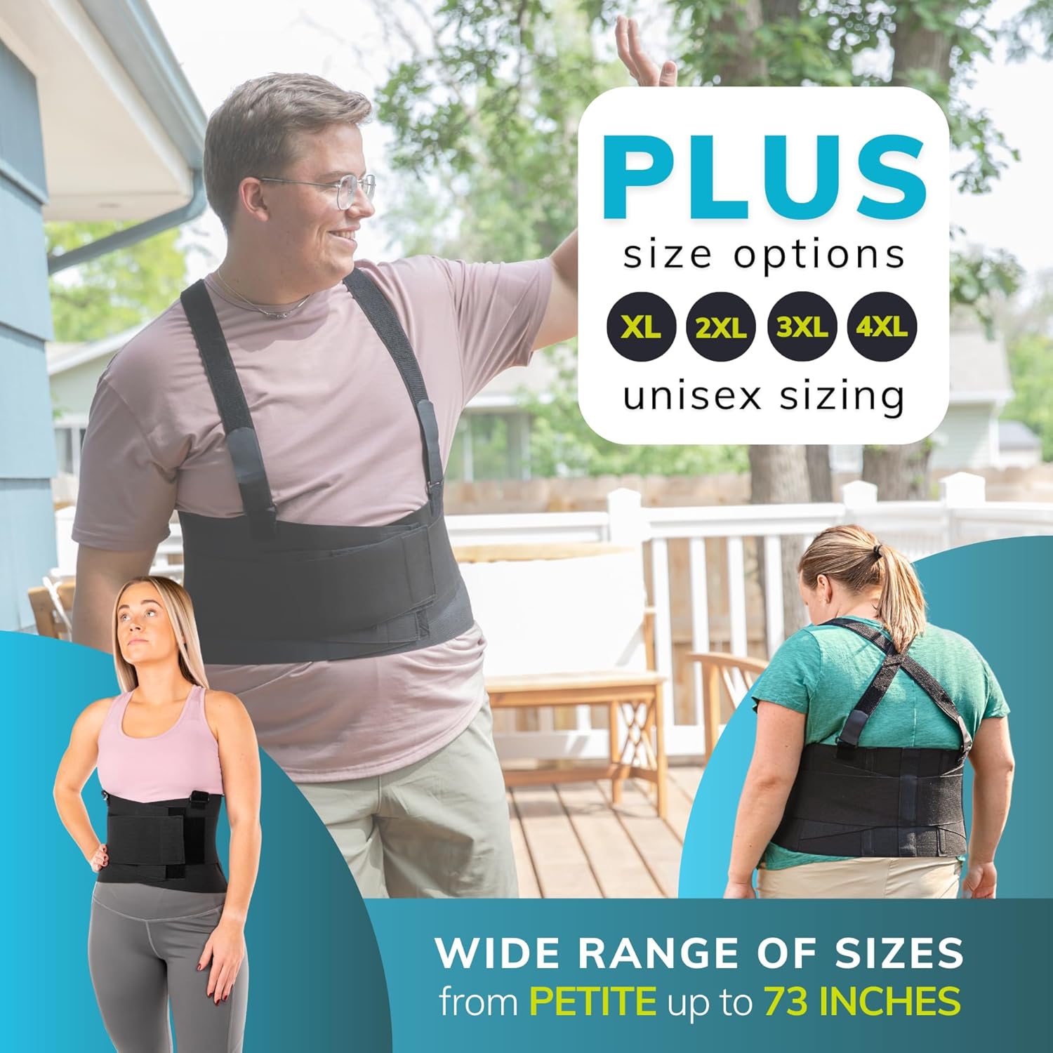 Industrial Back Support Straps | Detachable straps for safe handling of heavy loads