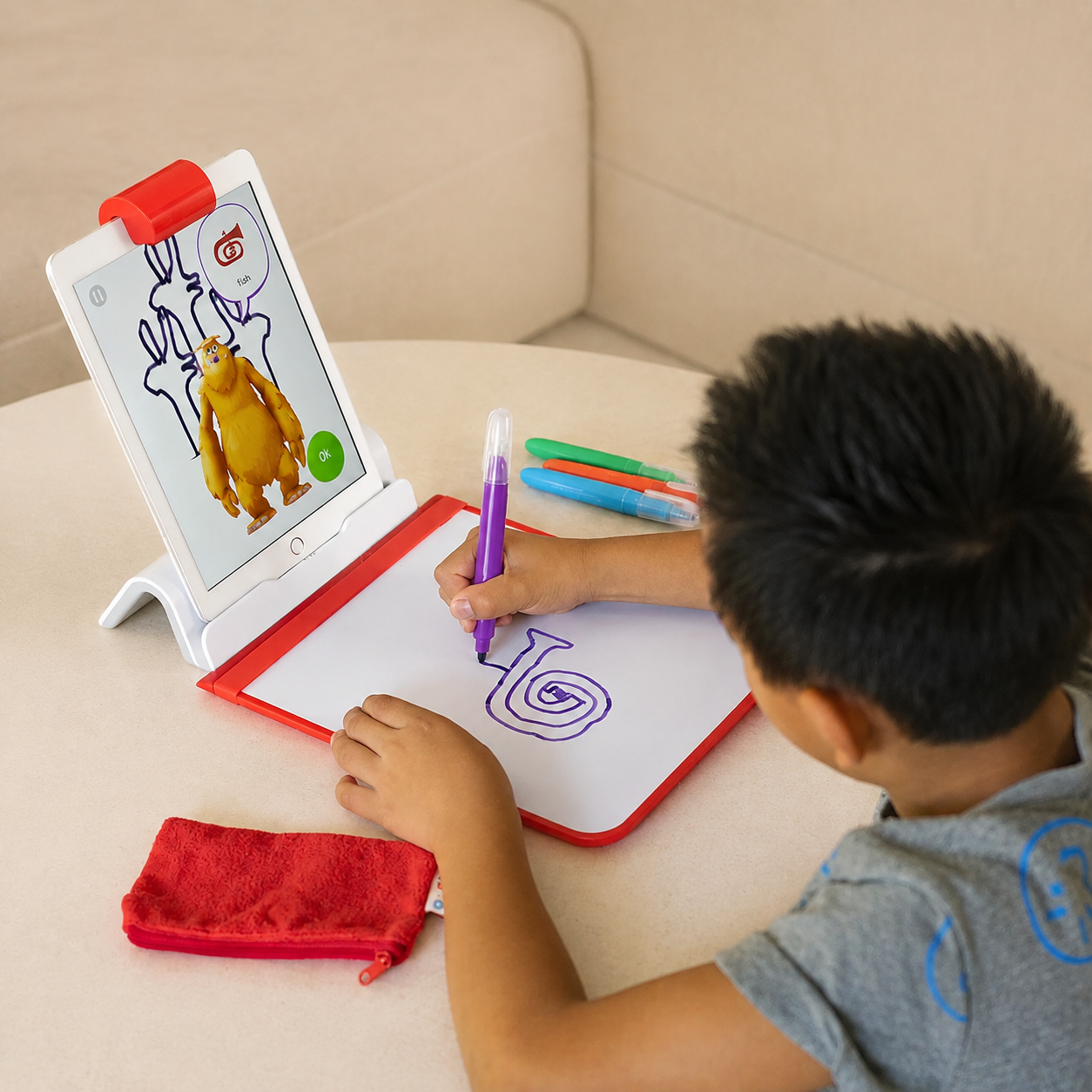 Interactive STEAM Learning Kit for Kids with Tablet Games