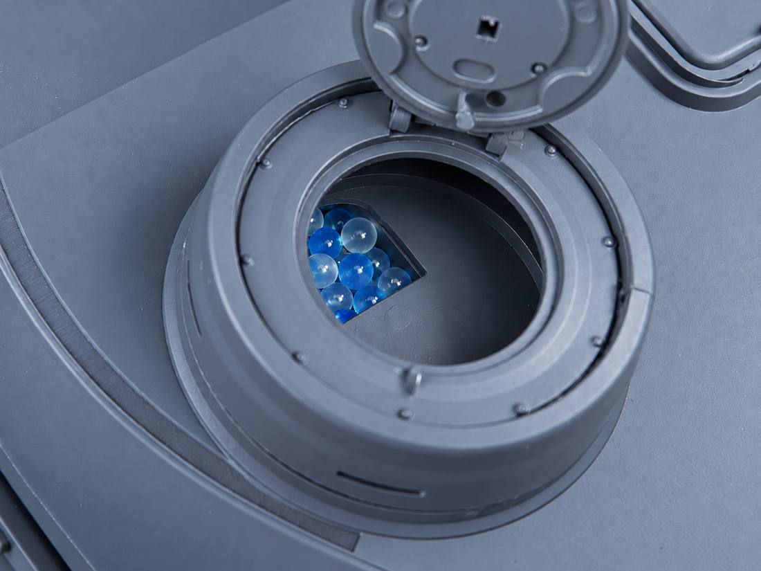 RC model launching compartment detail