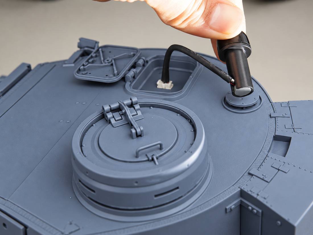 Preparing RC model smoke simulation system