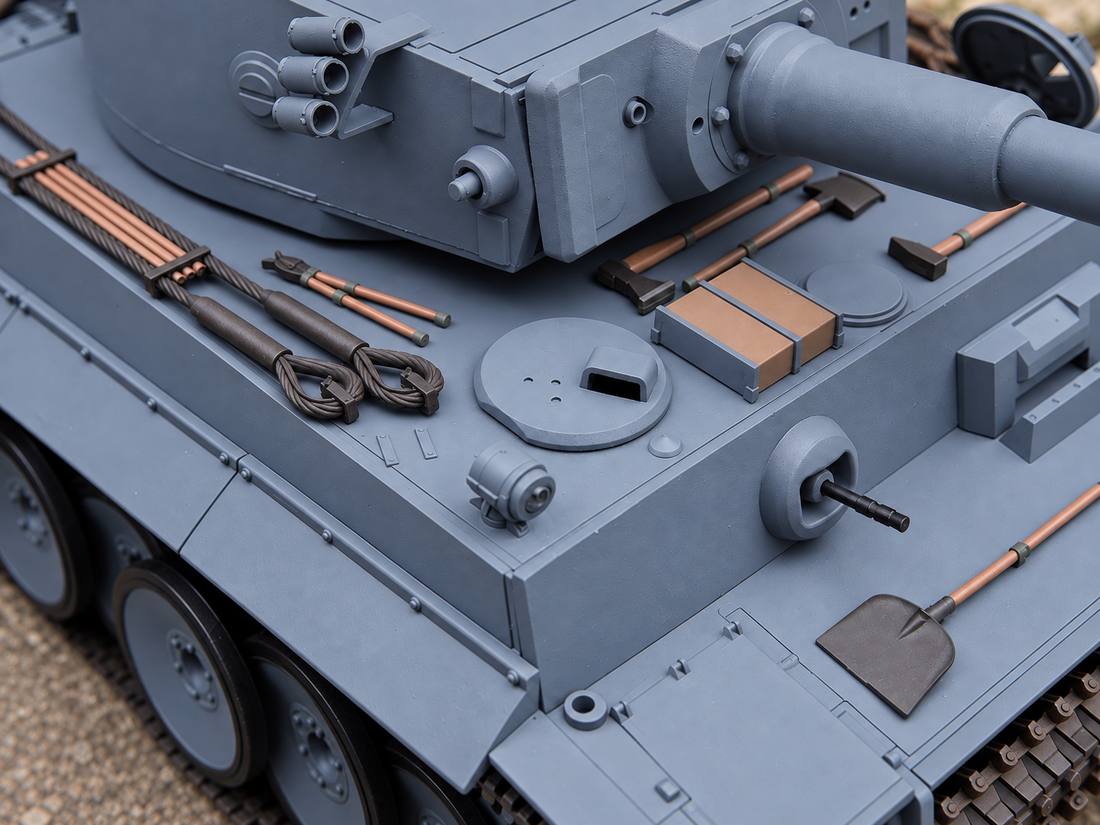 RC model exterior accessory details