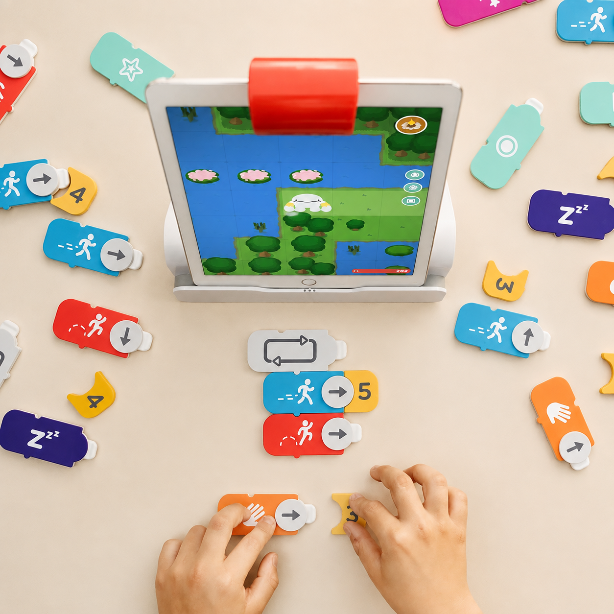 Interactive STEAM Learning Kit for Kids with Tablet Games