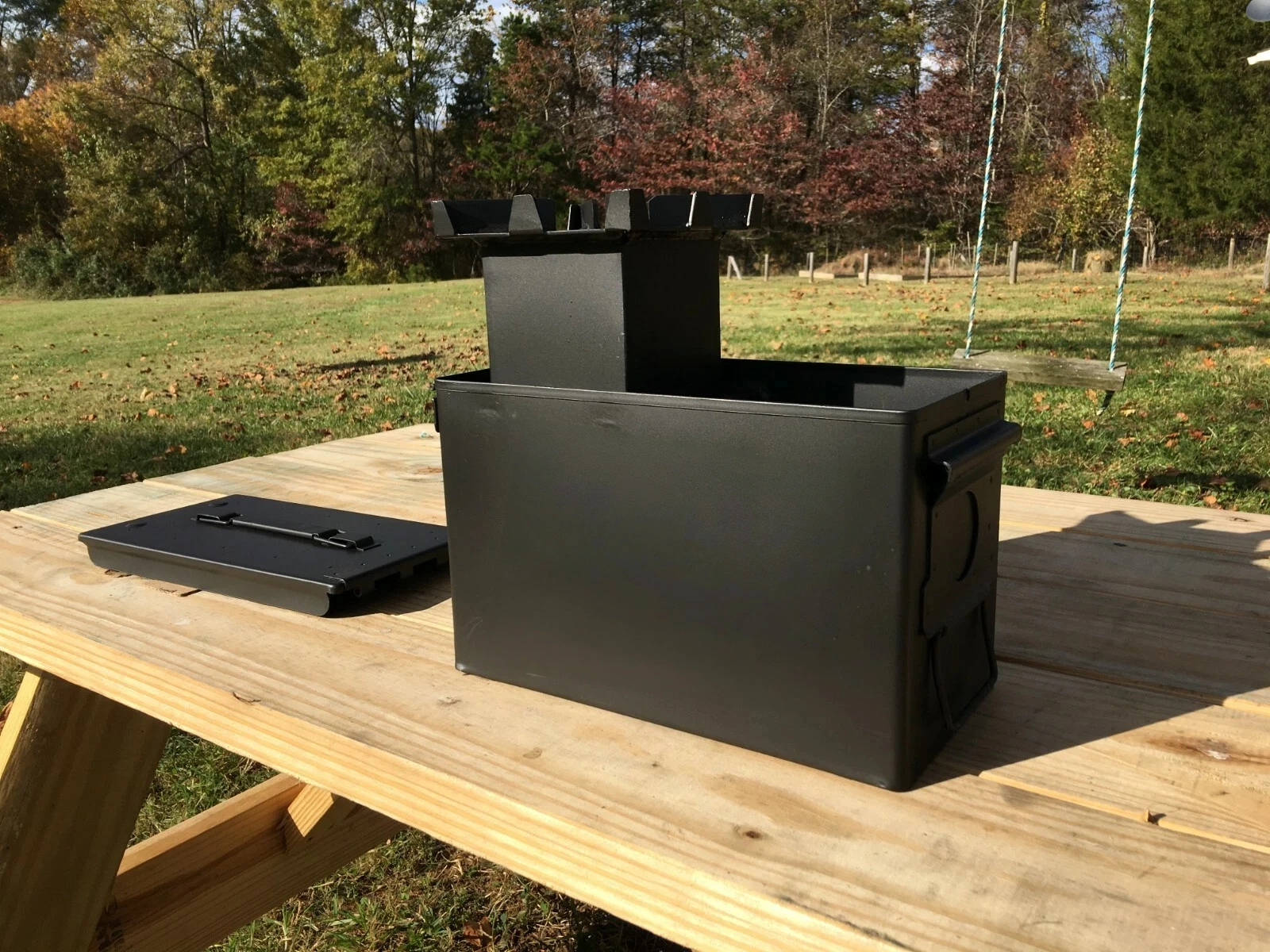 Compact Wood Burning Rocket Stove with Insulated Design