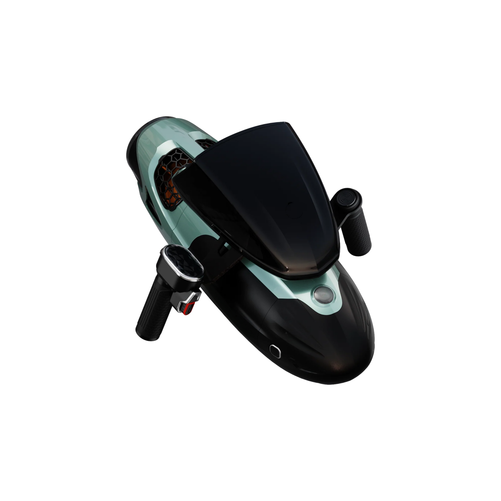 Electric Underwater Scooter with Pump Jet Propulsion for Diving and Snorkeling