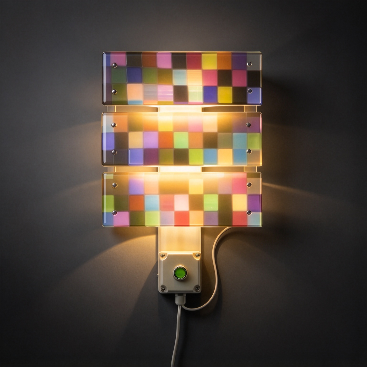 💡 Handmade Acrylic Layered Wall Sconce