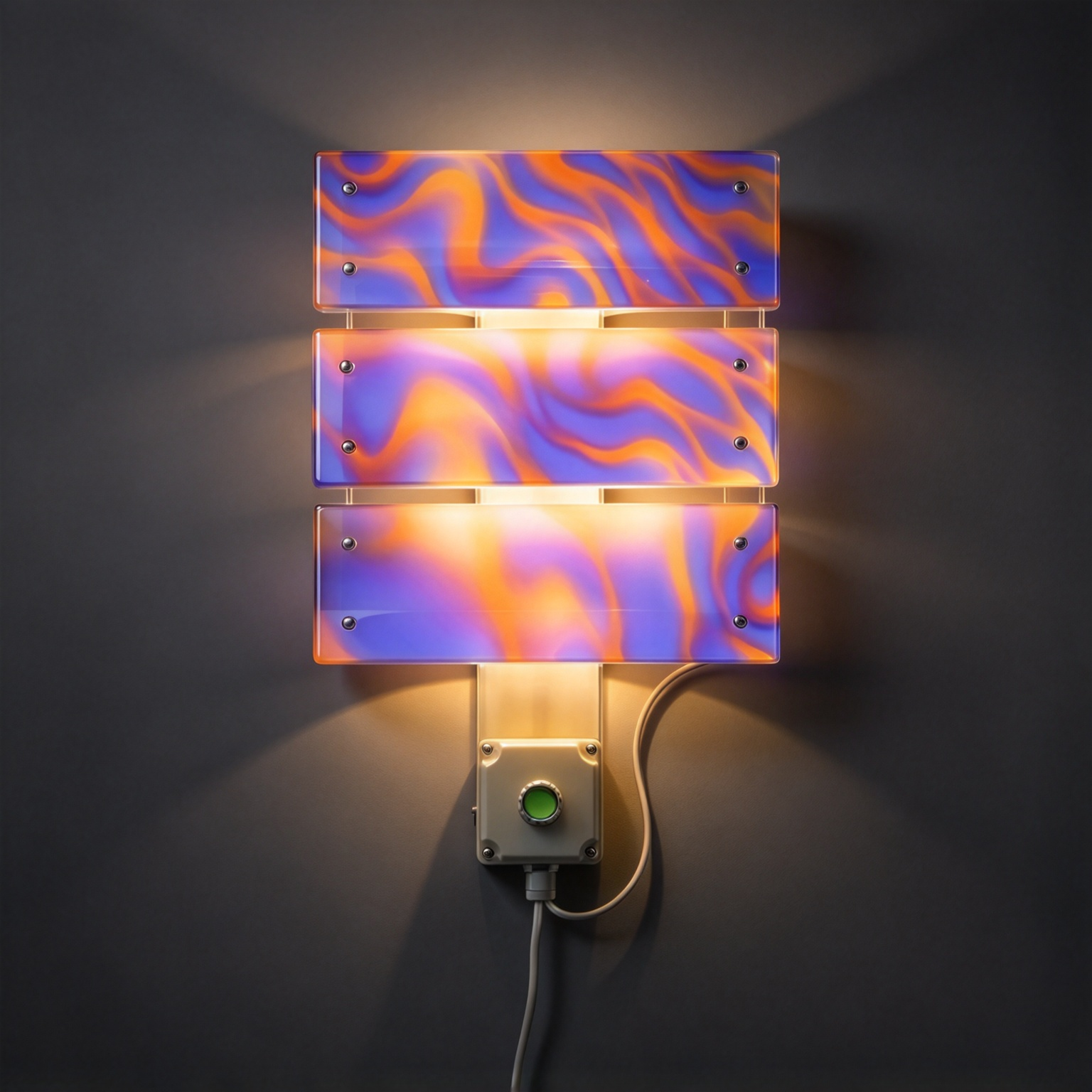 💡 Handmade Acrylic Layered Wall Sconce