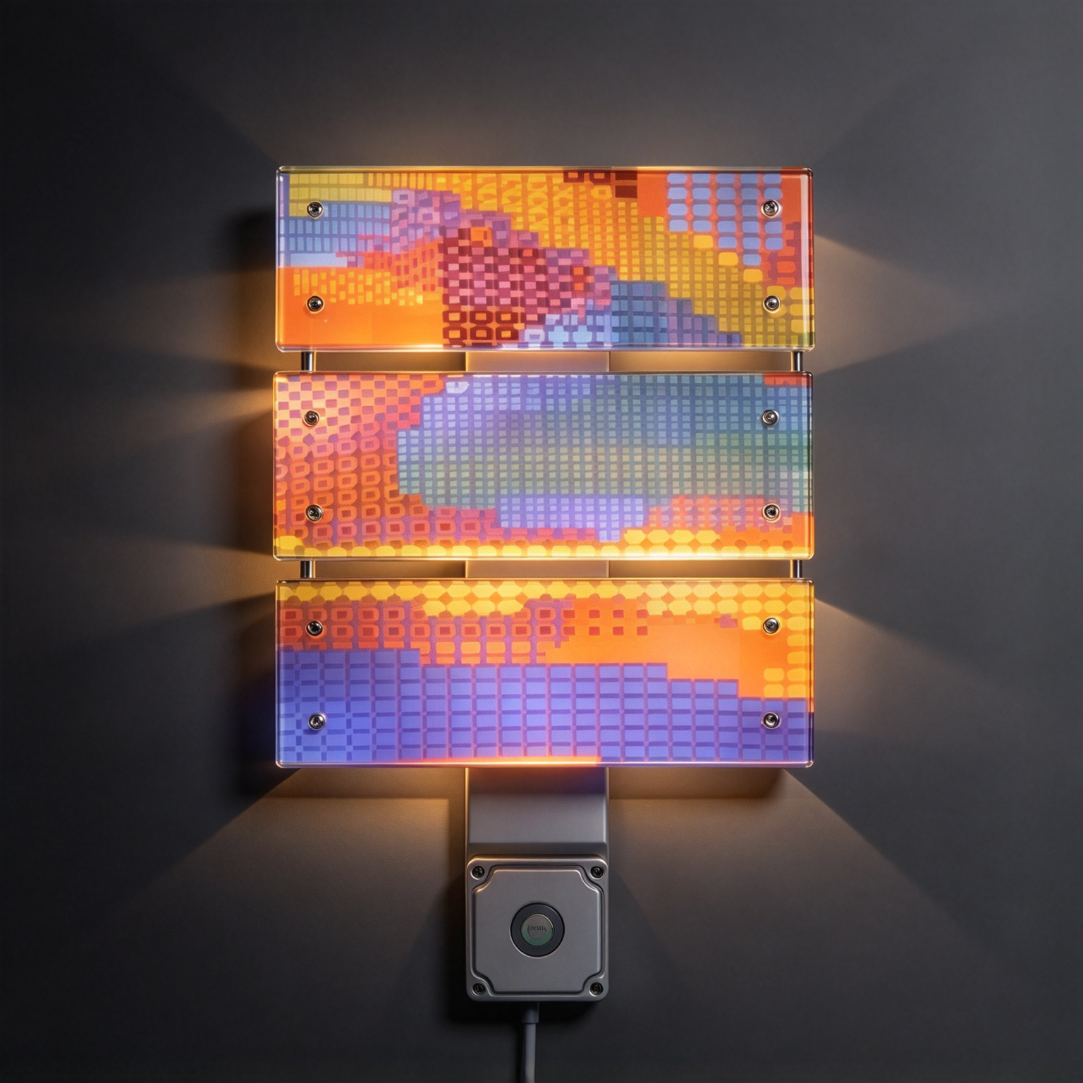 💡 Handmade Acrylic Layered Wall Sconce