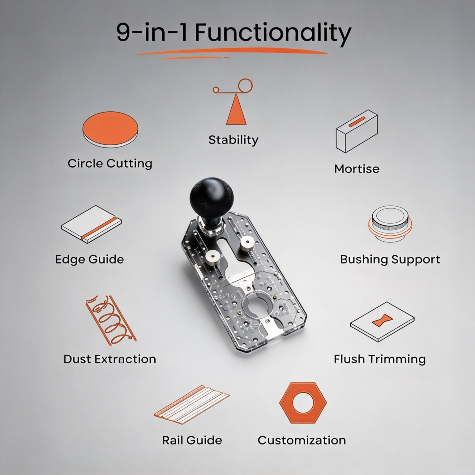 9-in-1 Trim Router Jig