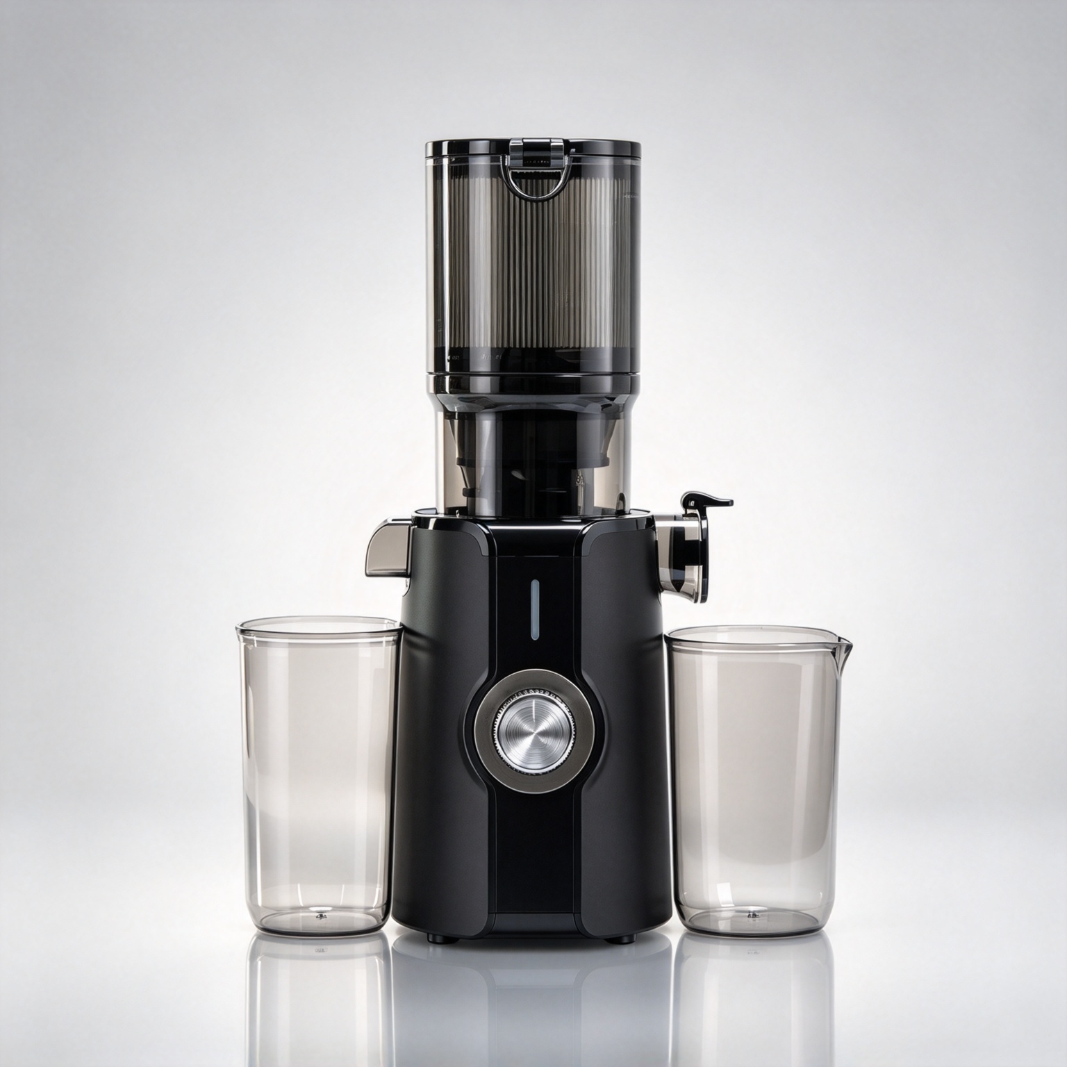 Cold press juicer included in the kit