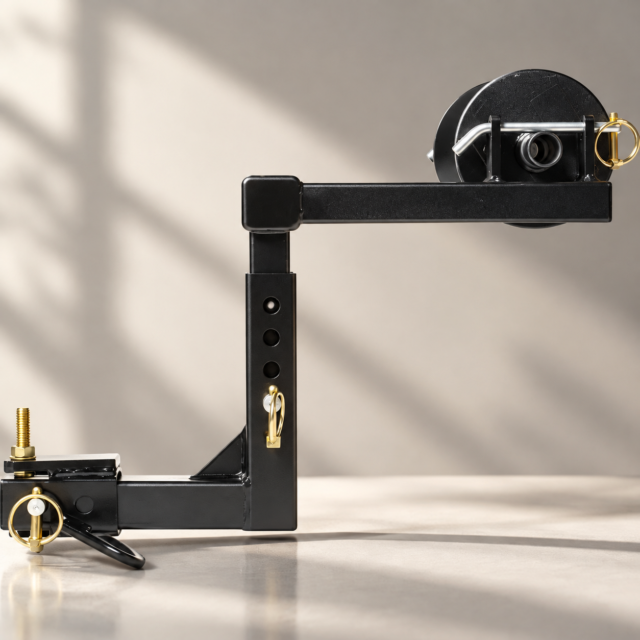Adjustable Hitch-Mounted Wire Unroller for Farm & Ranch Fencing Projects