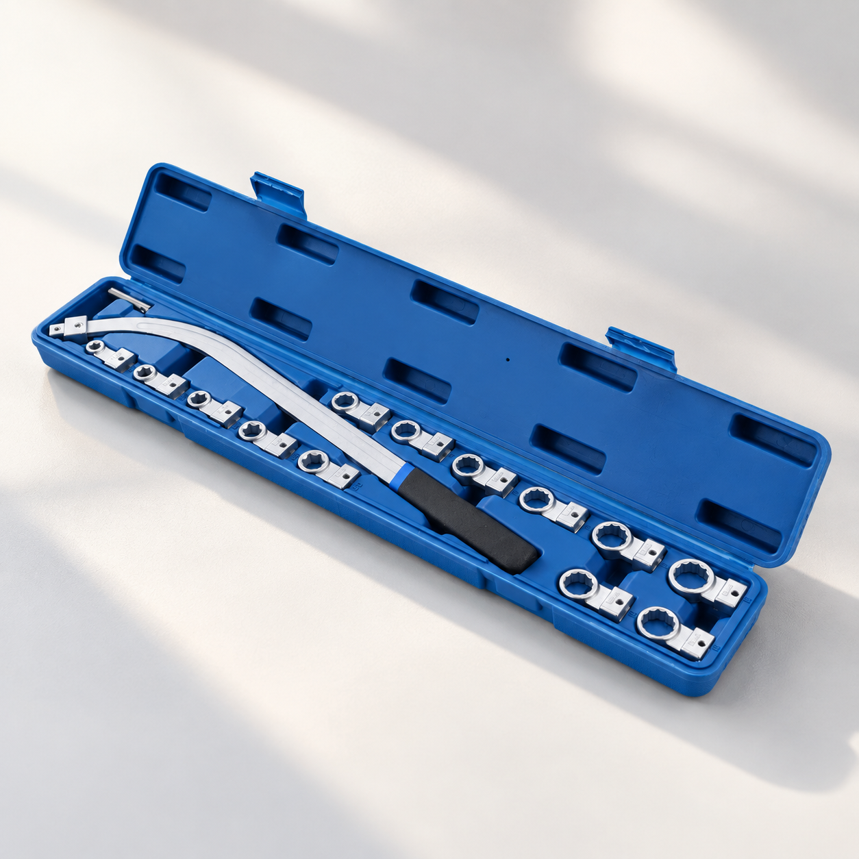 15pc Belt Tension Pulley Wrench Kit | 6-Point & 12-Point Adapters for Auto Repair