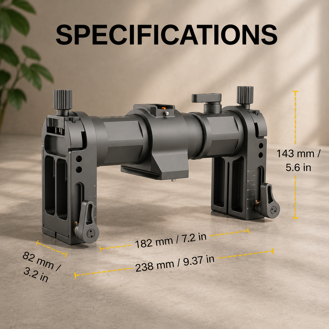 Dual Camera Bracket | Simultaneous Dual-Shoot Photography Mount