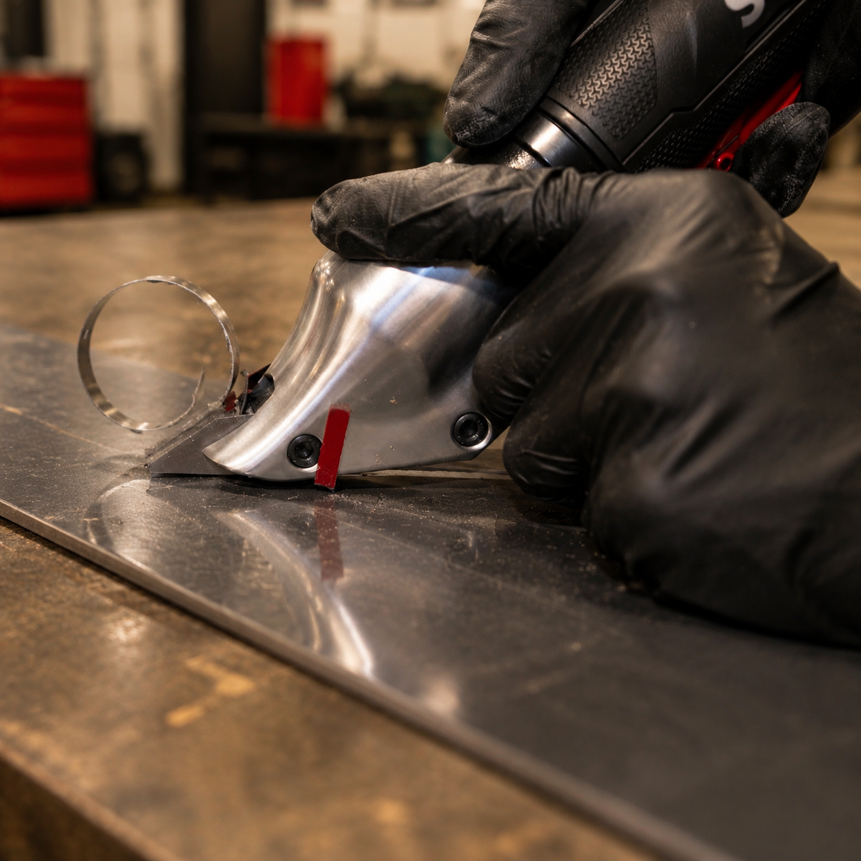 Ergonomic Pneumatic Sheet Metal Air Shear