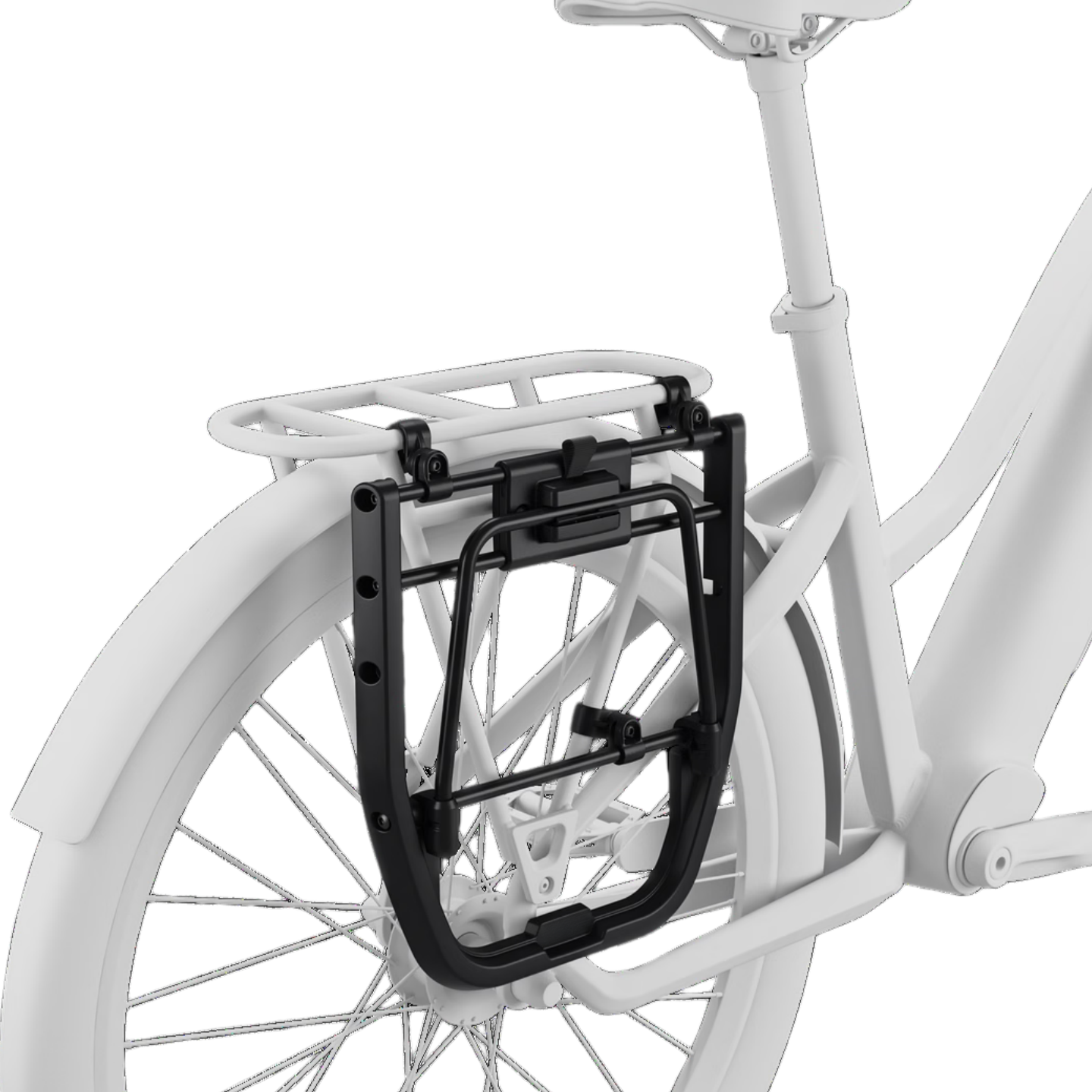 One-Click Lock Bike Rack Connector For Cycling Cargo Bags