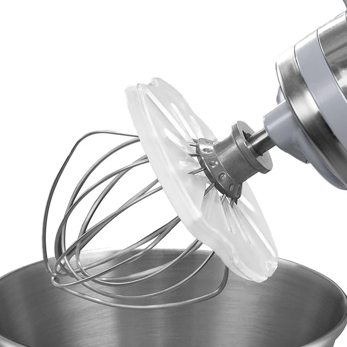 Tilting head vertical mixer accessories