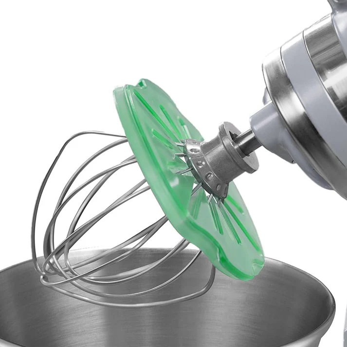 Tilting head vertical mixer accessories