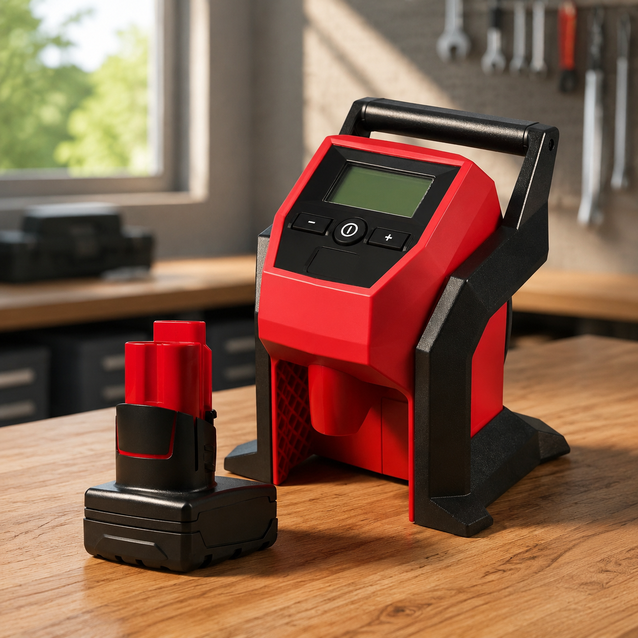 12V Sub-Compact Tyre Inflator | Portable Fast Inflation with 6.0Ah Battery
