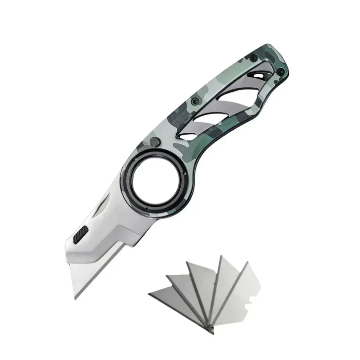 Foldable Multi-Function Utility Box Cutter Knife