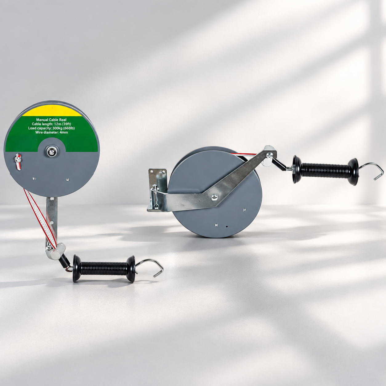 Spring Retractable Electric Fence Roller Gate, 20m 20mm Polytape for Livestock Paddocks