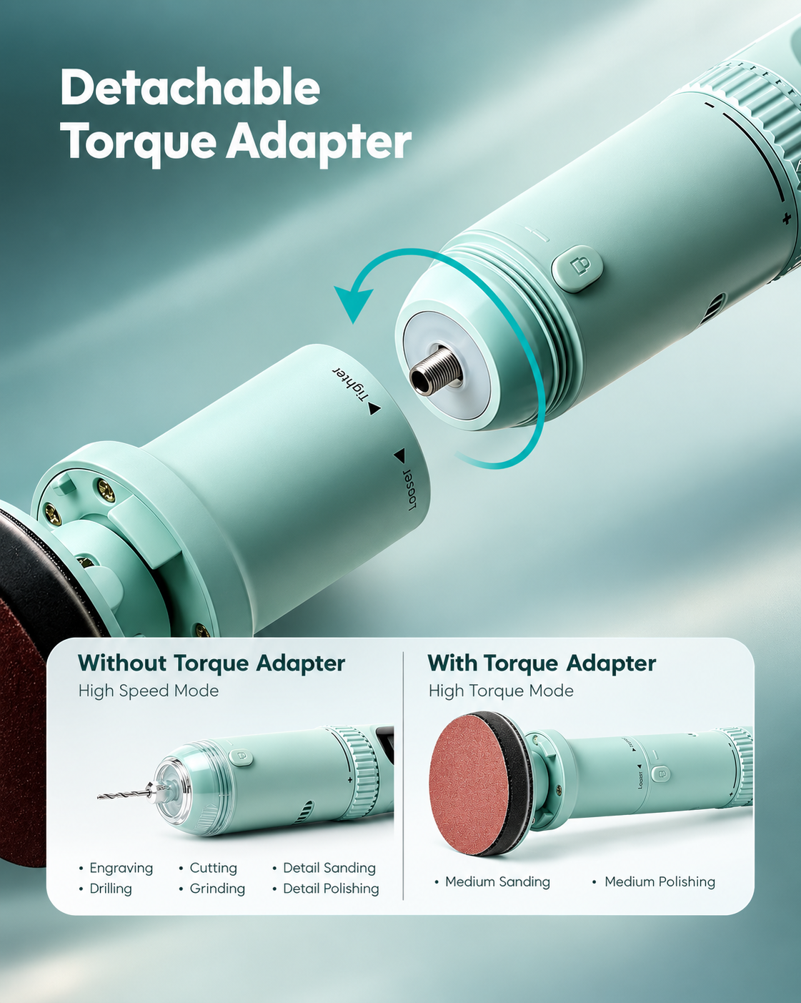 6-Speed Precision Rotary Tool Workstation with HEPA Dust Filtration
