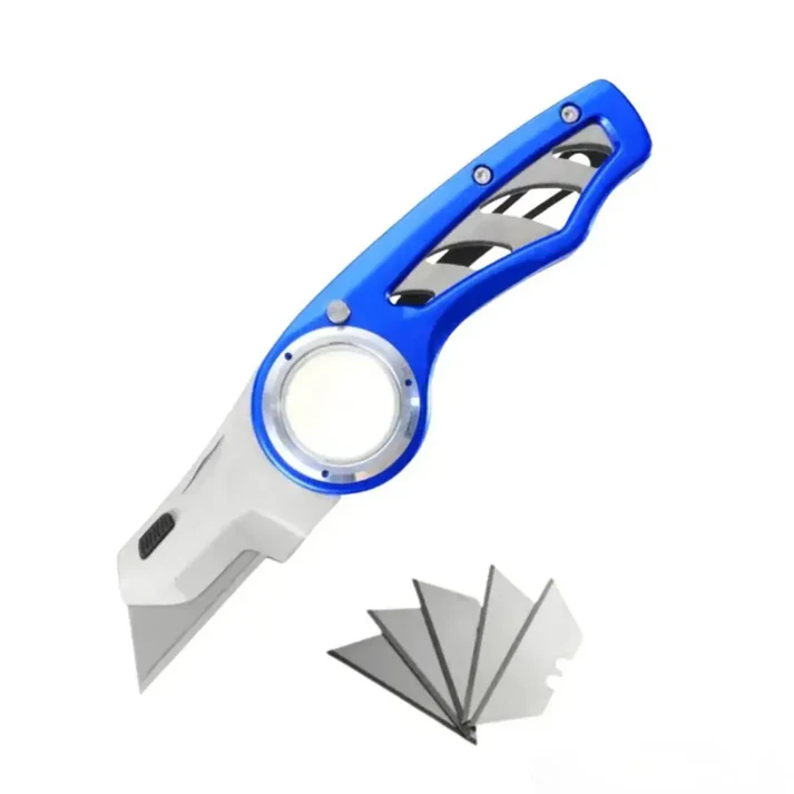 Foldable Multi-Function Utility Box Cutter Knife