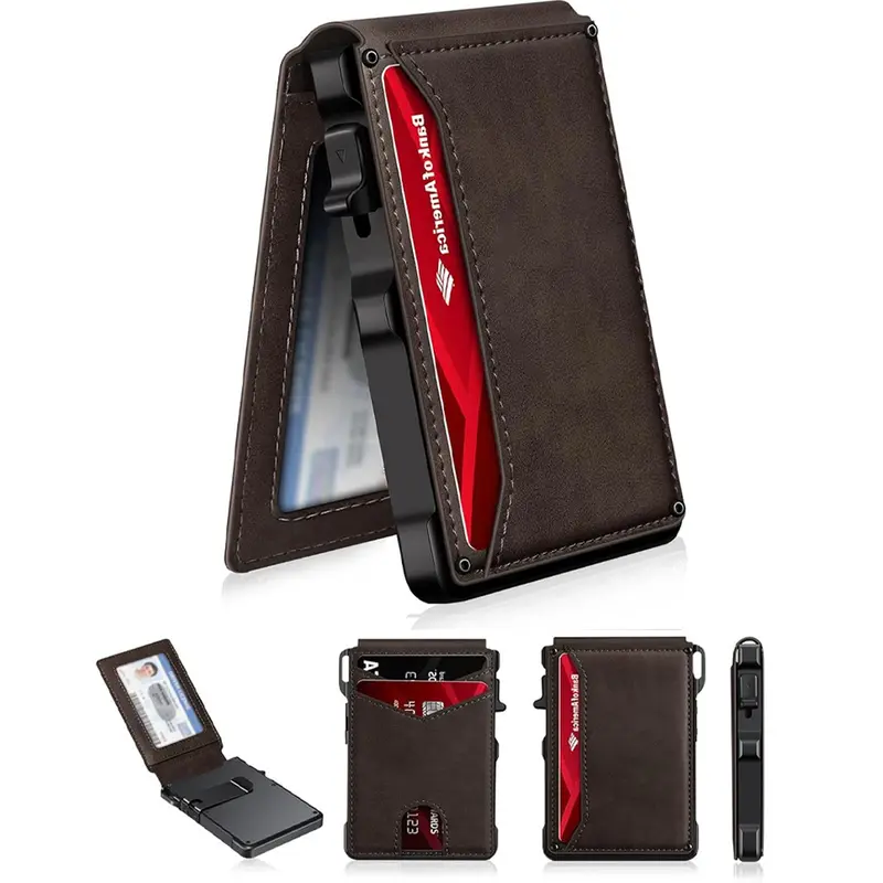 Minimalist Men’s Slim Aluminum Wallet