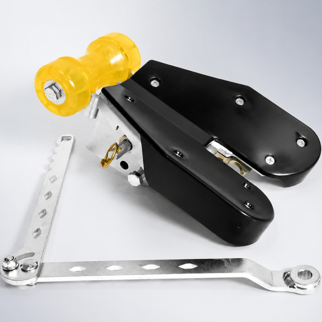 Heavy‑Gauge Steel Boat Trailer Latch, Hull‑Safe Design for Fast Loading & Unloading