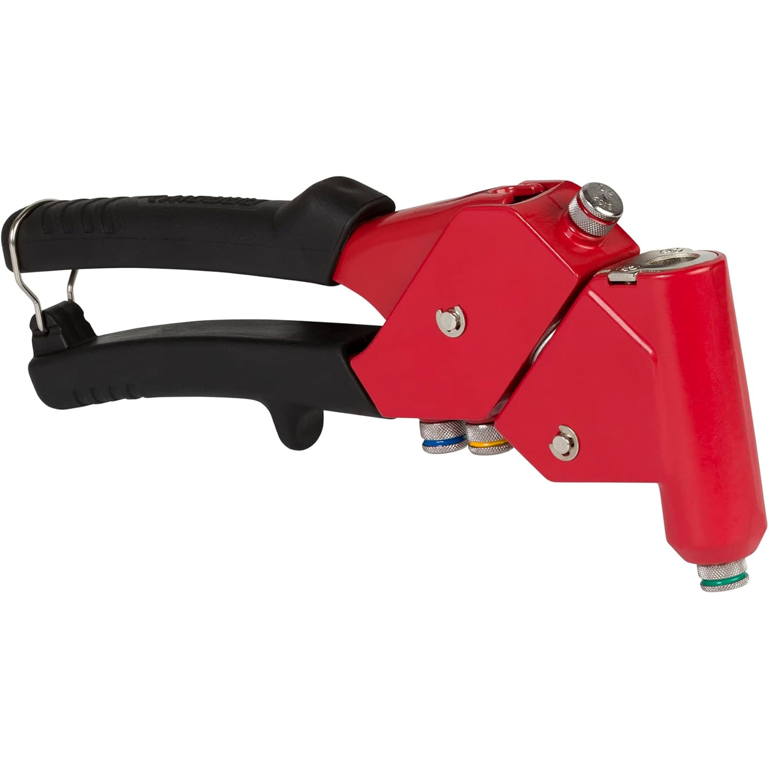Swivel Head Riveter Kit : 4 Sizes + 100 Rivets + Case